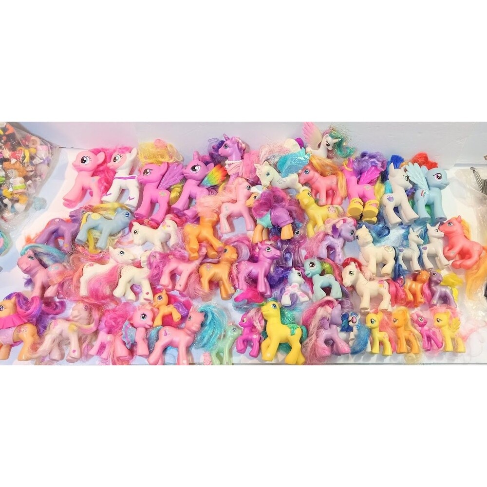 My Little Pony Brushables HUGE LOT of 51: Mix Years
